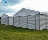 10x15m 15x20m polygone hexagone octogone panneau en acier tente entrepôt industriel tente de fête claire evenemtial et mariage