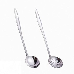 High Quality 410 Stainless Steel <b>Kitchen</b> Utensils Set Popular Wholesale Cooking Ladle <b>Tools</b> Metal <b>Gadgets</b> - Product Image 1
