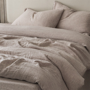 Bedroom Bed Linen Sheets <strong>Set</strong> 4 Pieces Pure <strong>Neutral</strong> 100% Linen Sheets <strong>Bedding</strong> <strong>Set</strong> - Product Image 1