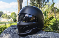Casco de Motocicleta Clásico para Hombre y Mujer, Casco de Motocicleta Simple y Moderno, Casco para Vehículo Eléctrico
