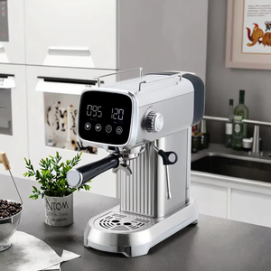 Appareil électroménager programmable, nouvelle <span class=keywords><strong>cafetière</strong></span> à expresso <span class=keywords><strong>italienne</strong></span> à <span class=keywords><strong>2</strong></span> <span class=keywords><strong>tasses</strong></span>, <span class=keywords><strong>tasses</strong></span> simples ou doubles pour la maison ou l'hôtel - Product Image 2
