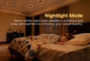 6 אינץ סופר דק 'הוביל אור פאנל עם מצב לילה 5cct לבחירה מתקן לתקרה - Product Image 6