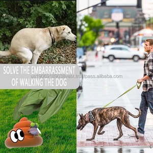 Sac de caca de chien biodégradable 100% naturel écologique personnalisé entièrement compostable fournitures de déchets jetables pour animaux de compagnie - Product Image 5