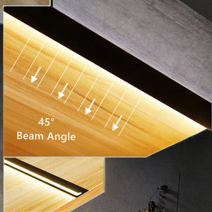 Lampu Panel Rak LED Ultra Tipis 7mm Modern RGB untuk Kabinet PC, Sudut <span class=keywords><strong>45</strong></span> Derajat, Pemasangan di Permukaan, Dapat Diredupkan, Lampu Showcase - Product Image 3