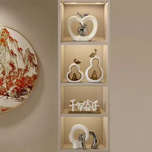 Figuur Beeld Keramische Ornamenten Moderne Abstracte Liefde Tafelblad Beeld Kunst Ambachten Voor Geschenken Home Decor