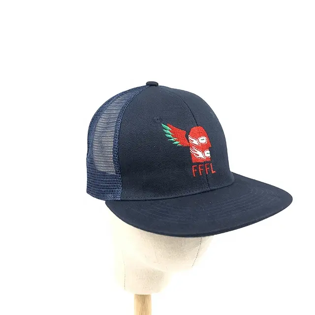 Top Kwaliteit Aangepaste Logo Gedrukt Polyester Katoen Trucker Caps Hoeden