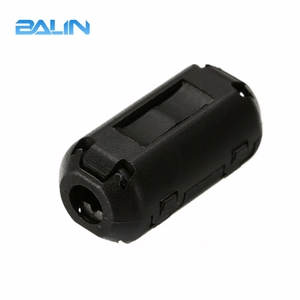 Usine Prix Facile Installation <span class=keywords><strong>EMI</strong></span> Pince Clip Sur 3.5mm Pince <span class=keywords><strong>de</strong></span> Câble <span class=keywords><strong>De</strong></span> Noyau <span class=keywords><strong>De</strong></span> Ferrite Avec Boîtier En Plastique Noir - Product Image 4