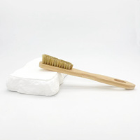 Brosse de nettoyage en bois massif de hêtre avec poils de sanglier pour l'escalade et l'extérieur 25x3cm