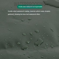 Couverture de bâche en tissu de coton vert à revêtement unique tente en silicone en toile imperméable pour la technique de chaîne de rideau latéral de camion