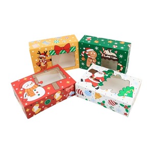 <b>Christmas</b> Cookie <b>Boxes</b> with Window Printed Treat <b>Boxes</b> for Holiday <b>Gift</b> Giving - Product Image 4