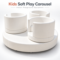 Manège Rotatif Motorisé pour Enfants – Carrousel d'Intérieur pour Tout-Petits, Idéal pour Location de Fêtes et Événements en Centre Commercial