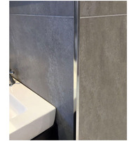 Bande de garniture de carrelage profilé en aluminium au design moderne de haute qualité pour salle de bain décorative