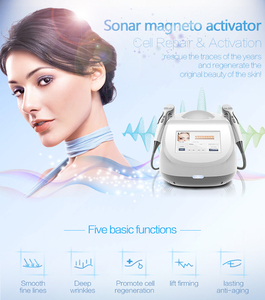 Harga Pabrik 2 in 1 Alat Kecantikan Wajah Sonar Aktivator Getaran Energi Magnetik dan Palu Dingin & Panas 2026 - Product Image 2