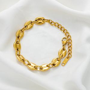Bijoux classiques personnalisés en acier inoxydable et titane <span class=keywords><strong>de</strong></span> haute qualité <span class=keywords><strong>Bracelet</strong></span> <span class=keywords><strong>de</strong></span> grains <span class=keywords><strong>de</strong></span> <span class=keywords><strong>café</strong></span> vintage - Product Image 3