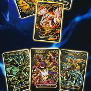 Carte Métallique Pokémon DM Charizard Pikachu Imprimée en Couleur, Carte à Collectionner Rare, Coffret Cadeau pour Enfants et Famille - Product Image 5