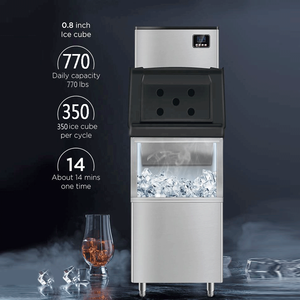 <b>Ice</b> Cube Machine 350kg Automatic Block Making Commercial <b>Maker</b> for Business Price Food Beverage Truck 250KG 350KG 300KG Industri - Product Image 4