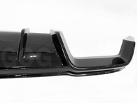 Diffuseur de pare-chocs arrière de voiture en ABS noir brillant, style MAX, personnalisable en usine, pour VW Golf MK7 R 2014-2016