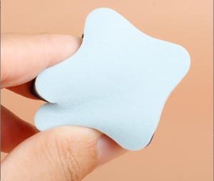 Bouffée de poudre en forme d'étoile Offre Spéciale Bouffée cosmétique humide et sèche - Product Image 2