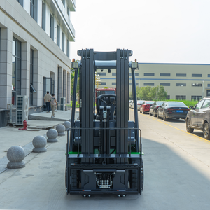 Forklift merek Top 2ton 3ton full-electric truk forklift penggerak empat roda sit-on bekas montacargas usados - Product Image 2