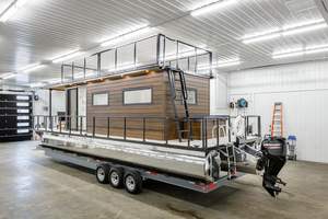 Kinocean เรือท้องแบนอลูมิเนียมปรับแต่งได้ยกระดับทิวทัศน์ของคุณเช่ารีสอร์ท2023 - Product Image 2