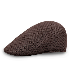 Male <strong>Men</strong> Breathable Beret <strong>Flat</strong> Vintage Summer Mesh Ivy Hats Newsboy <strong>Cap</strong> - Product Image 1