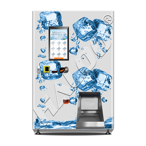 Haloo Vending <strong>Machine</strong> <strong>Supplier</strong> Outdoor Big Capacity Ice Cube Vending <strong>Machine</strong> Automatic Ice Vending <strong>Machine</strong> With <strong>Auto</strong> Bagging - Product Image 2