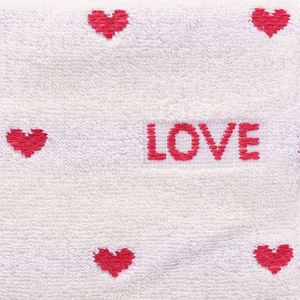 Serviette de bain en coton jacquard tissé rouge avec logo personnalisé, chiffon de nettoyage de cuisine épais et absorbant, fourniture hôtelière OEM - Product Image 6