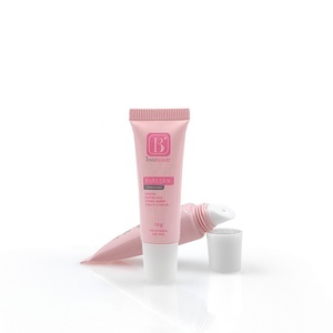 Tube souple en plastique PE écologique de 15 ml noir et rose pour emballage cosmétique, idéal pour gloss et crème contour des yeux avec applicateur à bille. - Product Image 6