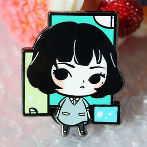 Broche en émail dur personnalisée avec logo artistique créatif, design œil porte-bonheur, en métal, é<span class=keywords><strong>l</strong></span>égante et tendance - Product Image 4