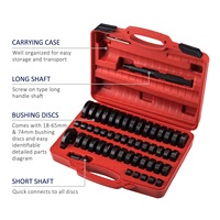 WZAUTO outil de démontage de roulement automatique de haute qualité 52 pièces kit d'outils de démontage de joint de roue de brossage de joint d'installation de roulement de roue