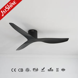 1stshine Ventilador de techo Perfil bajo 3 aspas ABS Control remoto inteligente Ahorro de espacio DC Ventilador de techo - Product Image 1