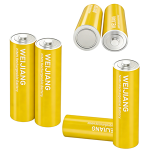 Pilas Recargables <span class=keywords><strong>AA</strong></span> AAA Ecológicas con Certificación CE y KC, Capacidad Personalizada, Logotipo OEM, 1.2V 2600mah, Batería de NiMH - Product Image 1