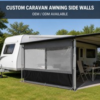 Panneaux latéraux personnalisés pour auvent de caravane, panneau de protection pour auvent de camping-car, fournisseur OEM