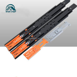 Win Top Möbel Küchenschrank Edelstahl Vollauszug 3-fach Kugelgelagerte Teleskop-Schubladenschiene - Product Image 1