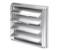 Grille d'aération carrée en acier inoxydable pour l'évacuation des gaz d'échappement en extérieur