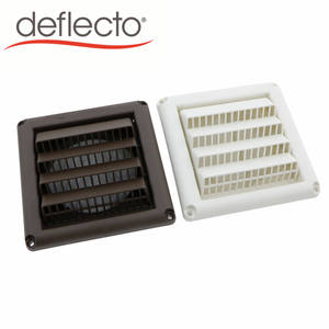 Пластиковая решетка для вентиляции с фиксированными лезвиями, 4 дюйма - Product Image 1