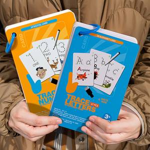Le mie prime abilità prescolari attività di apprendimento tracciando lettere e numeri libri di apprendimento precoce giocattoli educativi - Product Image 1