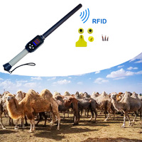Lector de Etiquetas RFID de Doble Frecuencia HawbeID ALR350 2.4G y 134.2kHz Tipo-C, Escáner de Etiquetas para Orejas de Animales ISO11784/5 FDX-B/HDX para Identificación de Ganado