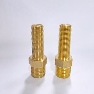 Conector Hexagonal de Latón, Conector Hembra de Baja Presión con Rosca NPT para <span class=keywords><strong>Chimeneas</strong></span> y Conexiones de Gas - Product Image 2