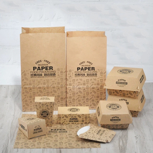 Maßgefertigte Biologisch Abbaubare 1mm Dicke Karton-Hamburger-Box Einweg-Takeaway Lebensmittelgeeignete Burger-Verpackung mit Prägung - Product Image 2
