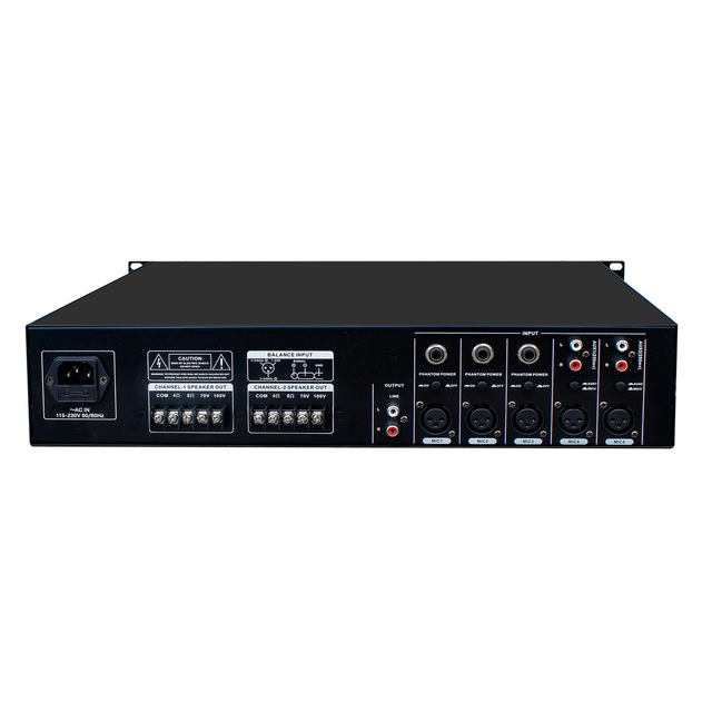 FYB 250W 500W 2CH Professional Mixer Amplifier Build in USB/ MP3/Bluetooth Mixer Amplifier Power Amplifier