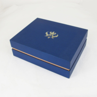 Boîte à couvercle rabattable de luxe personnalisée en usine boîte dure cosmétique magnétique bijoux emballage de soins de la peau cadeau avec logo