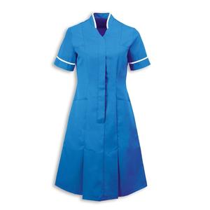 Vestido <span class=keywords><strong>Vintage</strong></span> para mujer, botón, cuello plano, cinturón, <span class=keywords><strong>camarero</strong></span>, Hotel, <span class=keywords><strong>uniforme</strong></span> de limpieza, vestido - Product Image 1