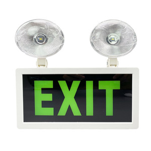2025 kerangka plastik 1.2V baterai nikel Led tanda keluar darurat kombo - Product Image 1