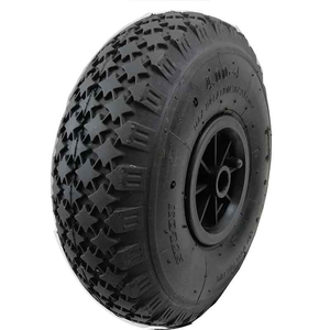 Roue pneumatique gonflable en caoutchouc 4.00-4 avec roulement à billes pour chariot à main, <span class=keywords><strong>tondeuse</strong></span> à gazon et épandeur - Product Image 1