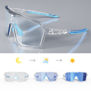 Lunettes <span class=keywords><strong>de</strong></span> <span class=keywords><strong>sport</strong></span> photochromiques avec logo personnalisé TR90 Lunettes anti-UV Lunettes <span class=keywords><strong>de</strong></span> soleil <span class=keywords><strong>de</strong></span> vélo <span class=keywords><strong>de</strong></span> montagne pour hommes et femmes - Product Image 2