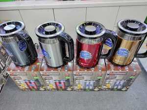 กาต้มน้ำ Hoffmans HM-2554 ขนาด 2.2 ลิตร พร้อมปลั๊ก EU แบบสองชั้น ป้องกันน้ำร้อนลวก ทำจากสแตนเลส สำหรับตลาดแอฟริกา อัพเกรดคุณภาพของคุณ - Product Image 2