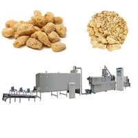 Alimentaire entièrement automatique 500 kg de morceaux de soja P h faisant l'extrudeuse de soja Machine à protéines de soja texturées Machine à extruder le soja
