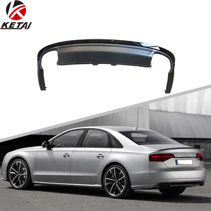 2015-2017 <span class=keywords><strong>S8</strong></span>สไตล์สแตนเลสด้านหลัง Diffuser สำหรับออดี้ A8 - Product Image 1