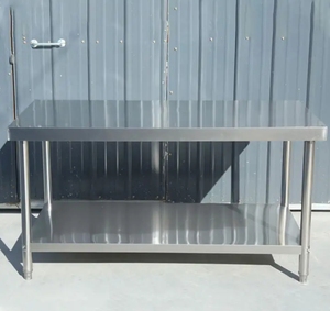 Table de travail commerciale de cuisine et de fabrication d'acier grande table de travail d'inox de banc d'acier inoxydable sur la grande vente de liquidation - Product Image 2